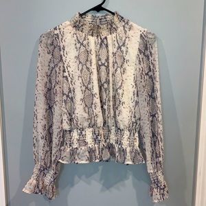 Snakeskin Blouse